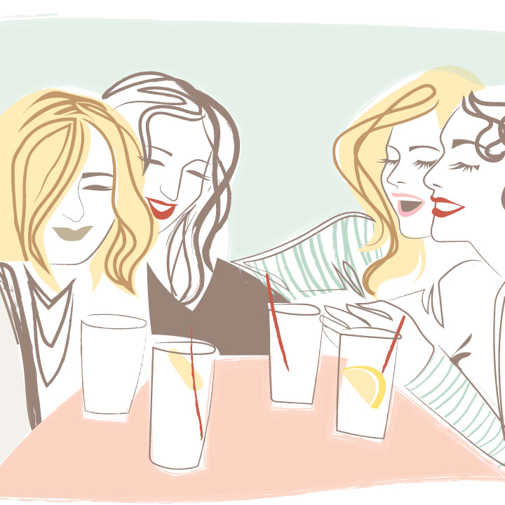 drinking with the girls