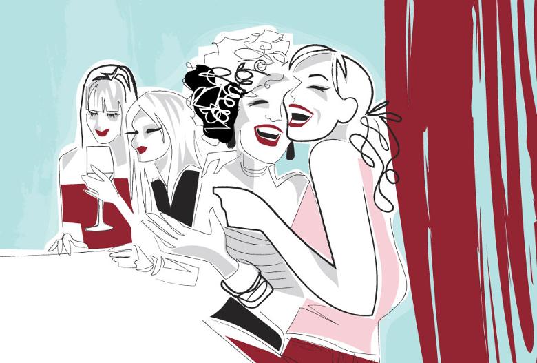 dinner with girlfriends